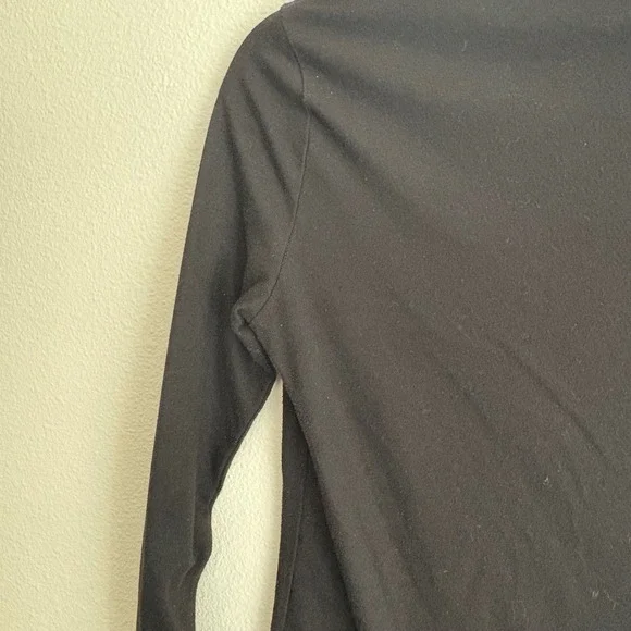 No Boundaries Black Long Sleeve Top Womens M Casual Everyday Basic - Picture 9 of 10